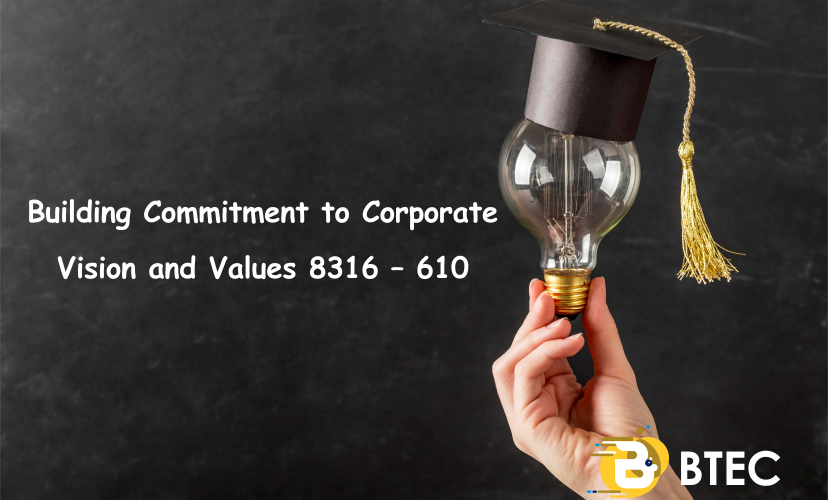 Building Commitment to Corporate Vision and Values 8316 – 610